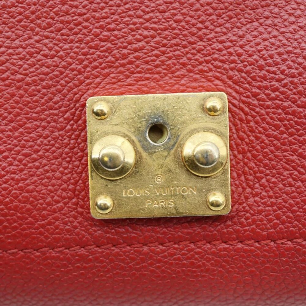 Louis Vuitton Saint Germain PM Monogram Empreinte Leather Shoulder Bag Red - Picture 12 of 16